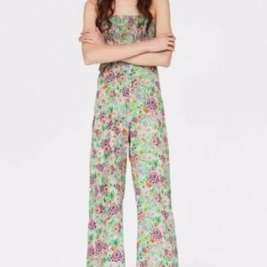 Zara Woman floral jumpsuit